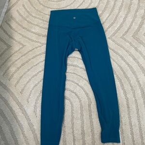 Lululemon Align High rise 25” leggings Blue size 8